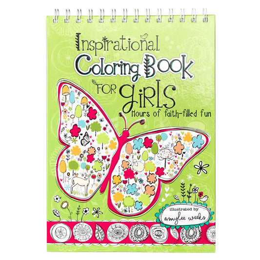 Christian Art Gifts Inspirational Coloring Book for Girls