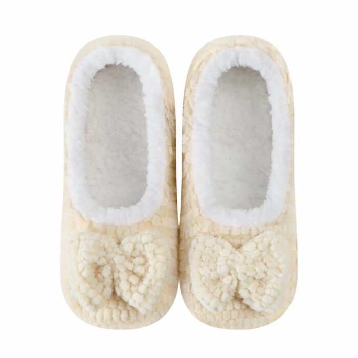 Snoozies | Women's XL | Pretty Plush Ballerina | Cream