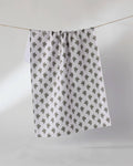 Geometry | Tea Towel | Foraged : White