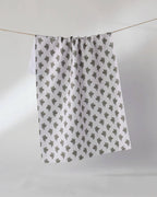 Geometry | Tea Towel | Foraged : White
