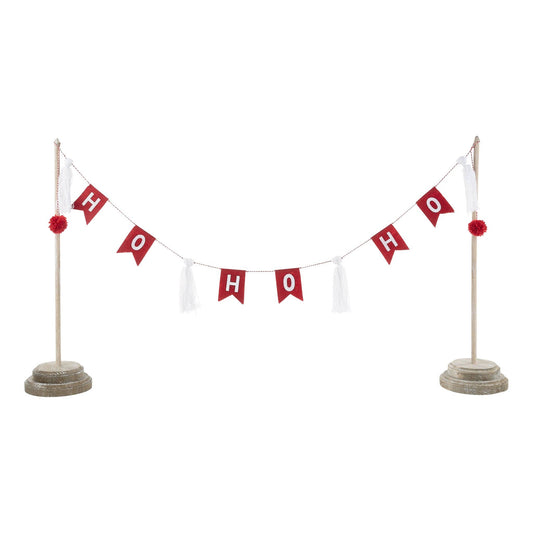 Glory Haus | Pom Pom Banner | Ho Ho Ho