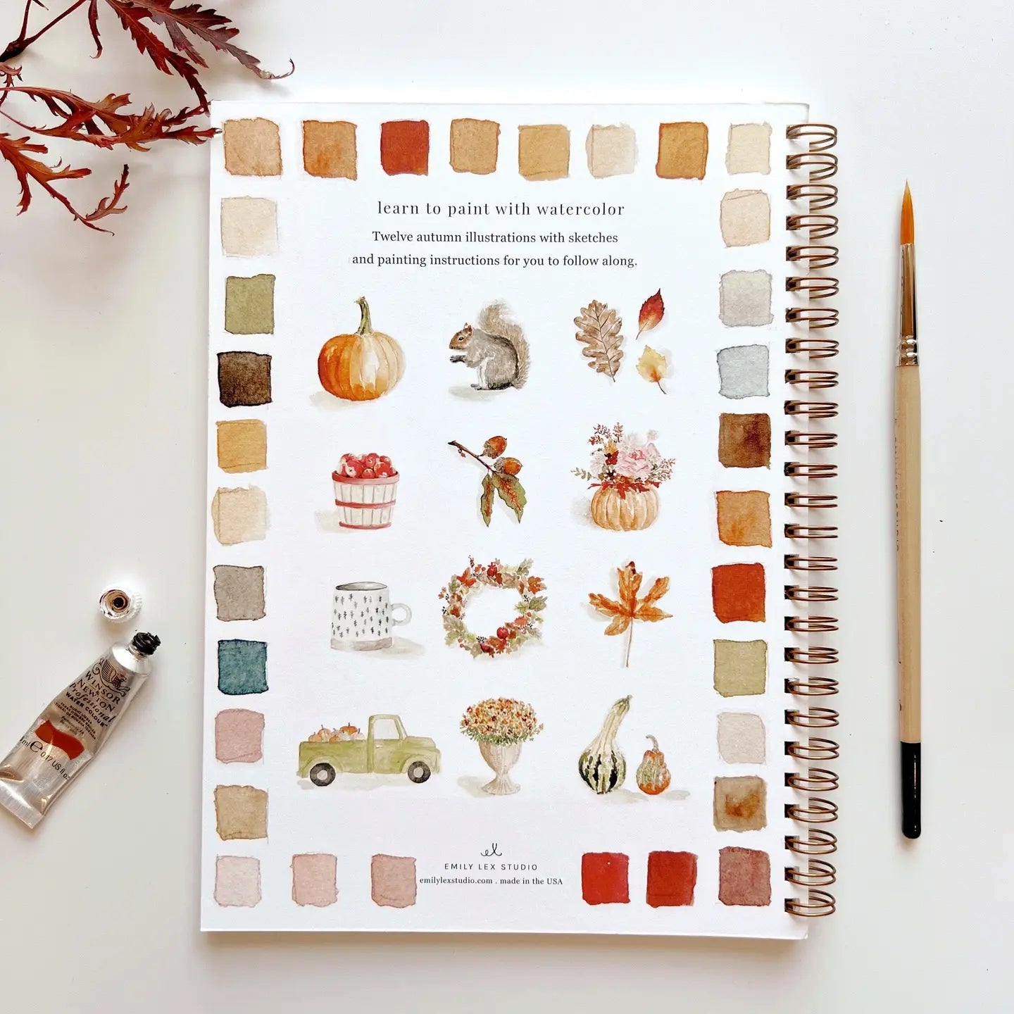 Emily Lex | Watercolor Workbook | Autumn