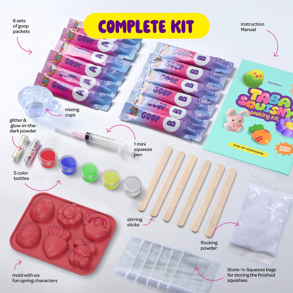 Dan&Darci Easter Taba Squishy Making Kit - Gifts for Kids