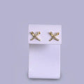 My Best Kept Jewelry | Earrings | Gold & Crystal Bow