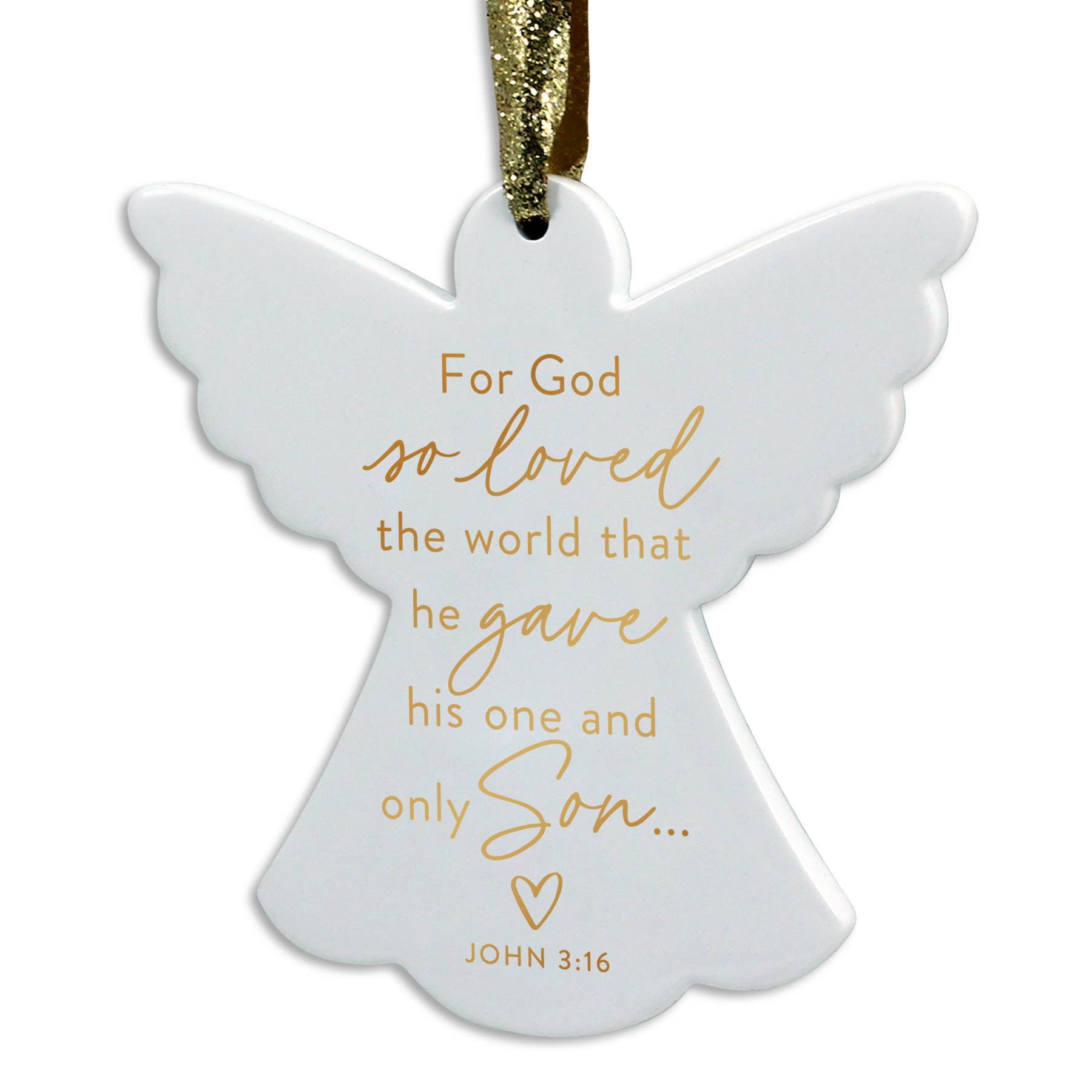 Dicksons LCP For God So Loved Angel Ornament