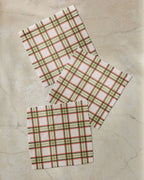 Geometry | Dishcloth Set | Stocking Plaid