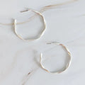 Ellison + Young | Earrings | Silver Twisted Hoop