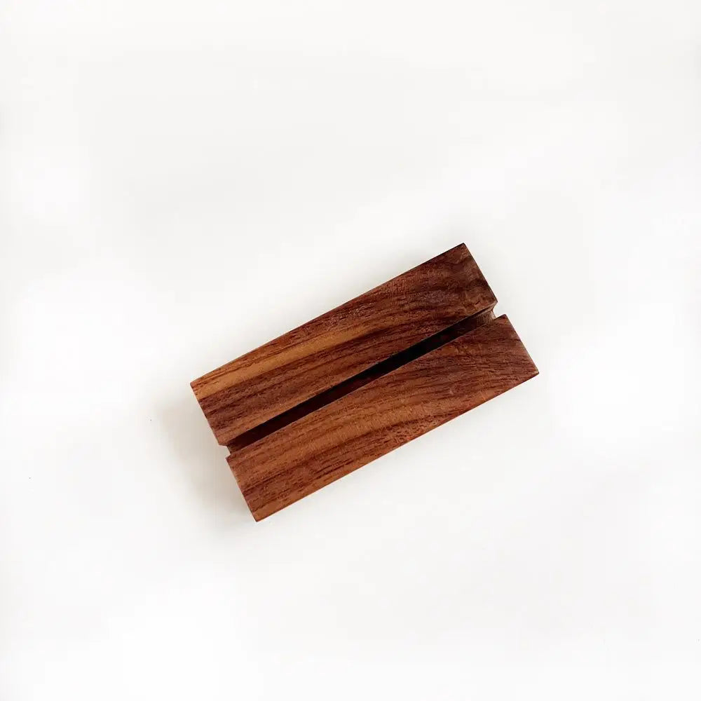 Emily Lex Wood Card Holder