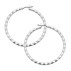 Susan Shaw | Earrings | Silver Hoops