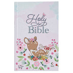 Christian Art Gifts | Bible NLT Infant, Hardcover | Pink