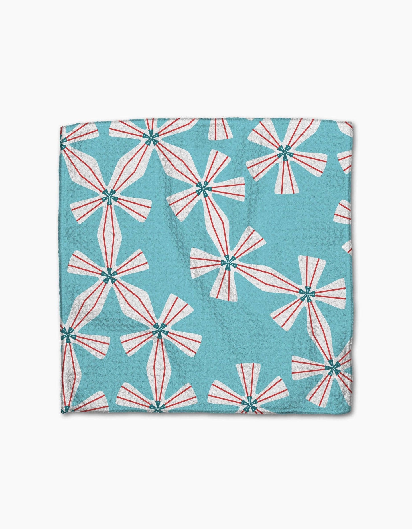 Geometry Winter Holly Dishcloth Set