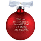 Dicksons Faith Swirl Half Dome Ornament