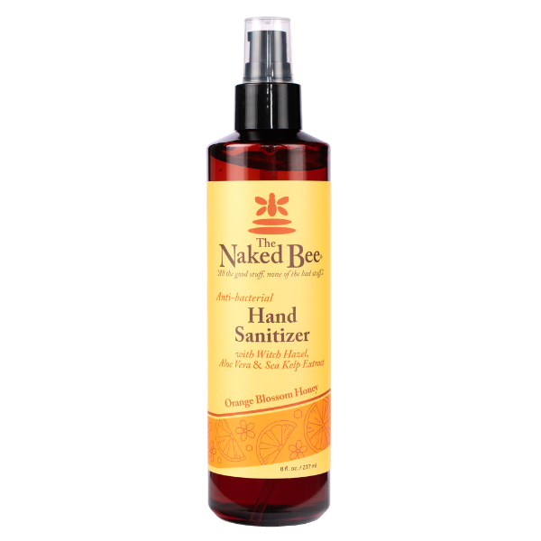The Naked Bee | Hand Sanitizer 8oz | Orange Blossom Honey