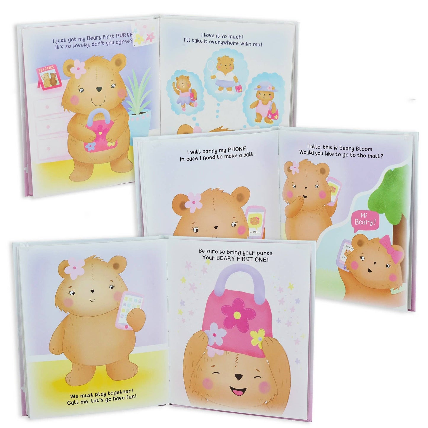 Bearington My Beary First Purse 9 Piece Gift Set w/ Book and much more