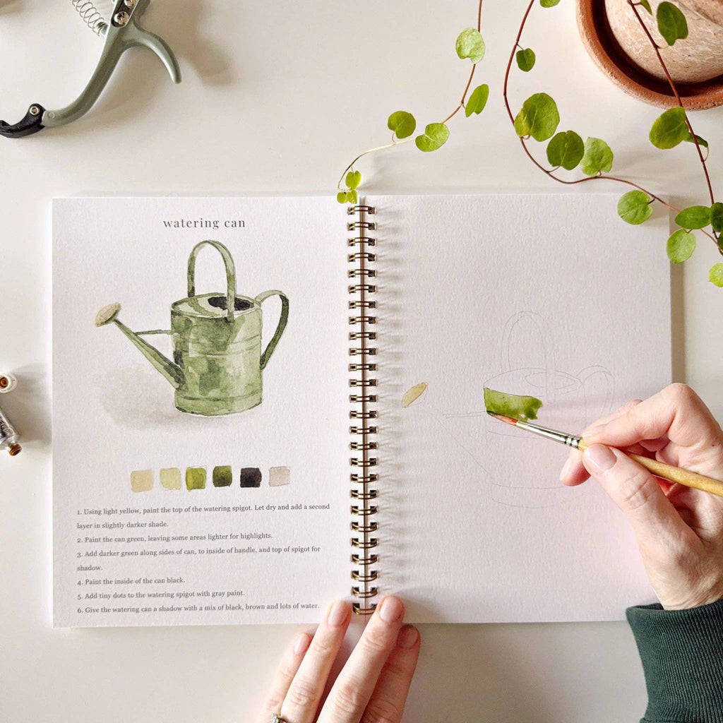 Emily Lex | Watercolor Workbook | Garden