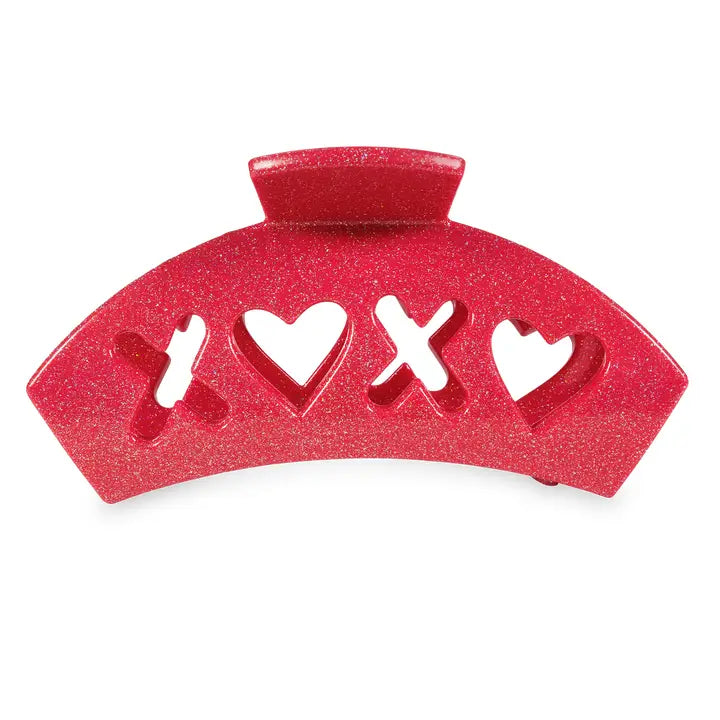 Teleties | Hair Clip | Large | Red Sweet Talker