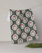 Geometry | Tea Towel | Merry Wreaths