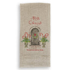 French Graffiti Merry Christmas Paducah Tea Towel