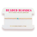 Beaded Blondes | December Zicron Birthstone Bracelet | Standard 6.75