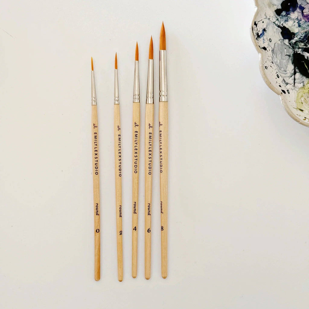 Emily Lex | Watercolor Paintbrush Set