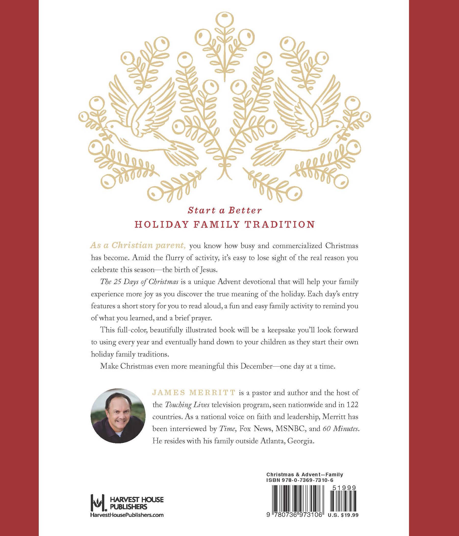 The 25 Days of Christmas: Hardcover / English