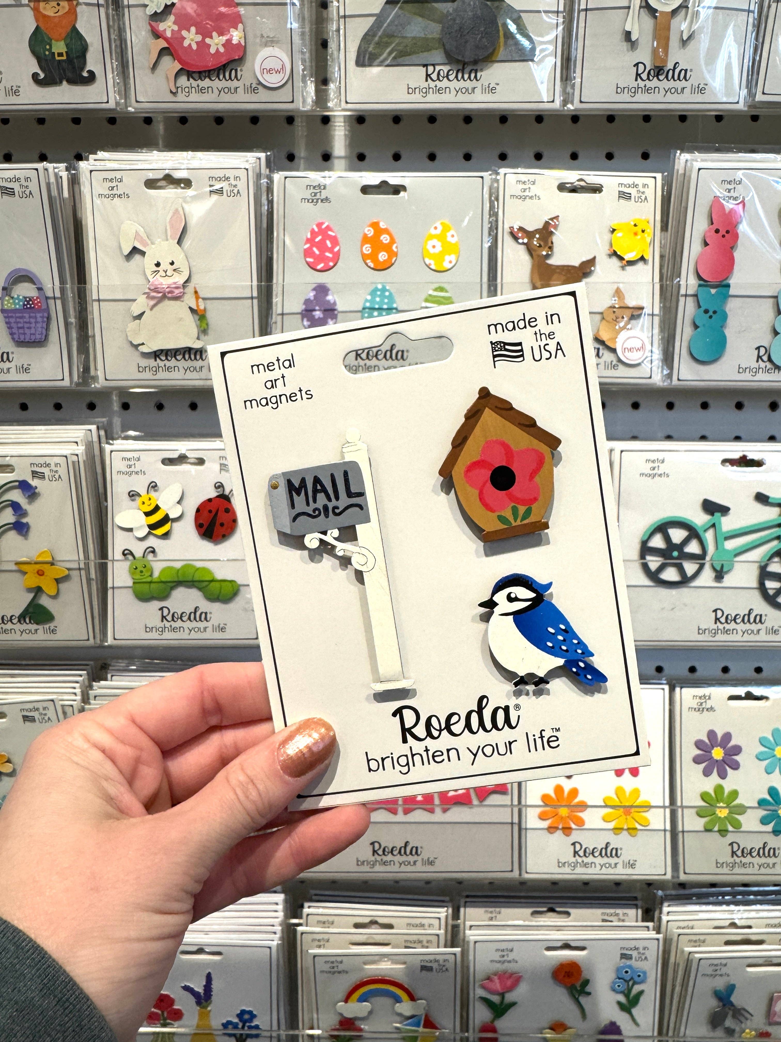Roeda Studios | Magnet Set | Spring Mailbox
