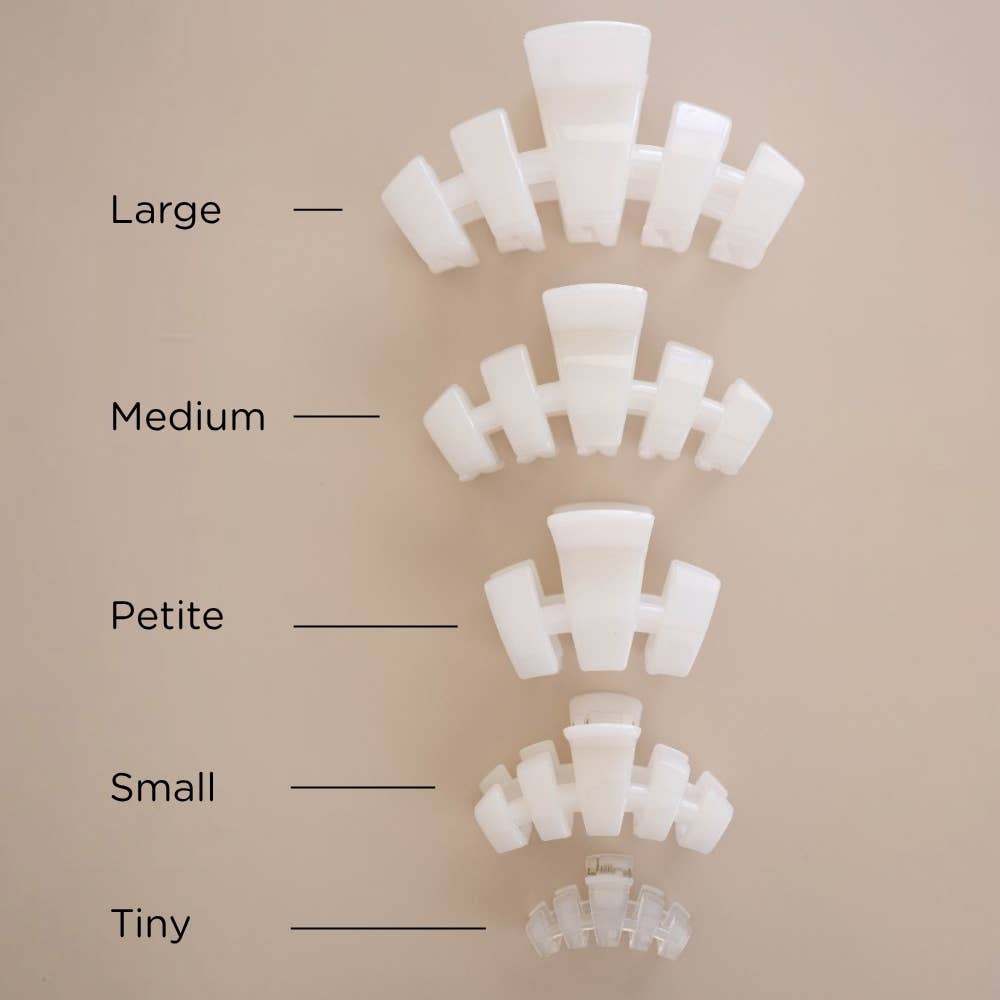 Classic Claw Clip | Coconut White | Petite