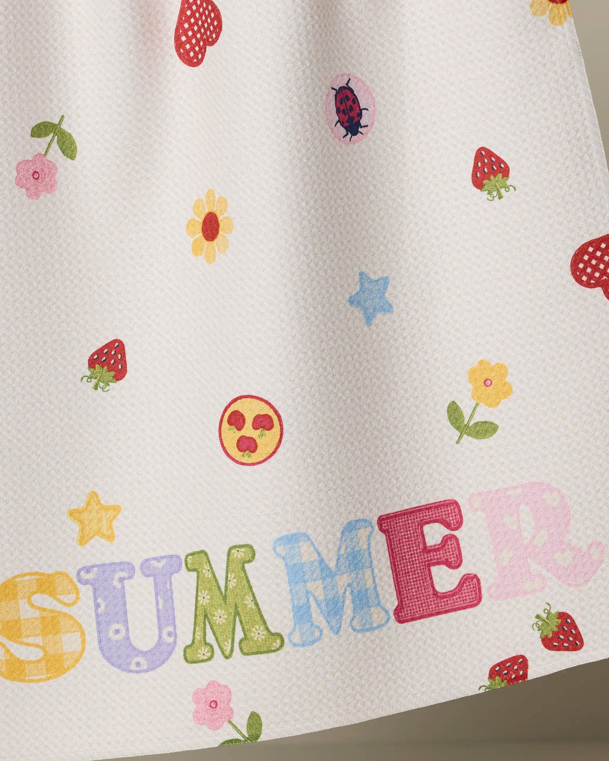 Geometry | Tea Towel | Summer Alphabet