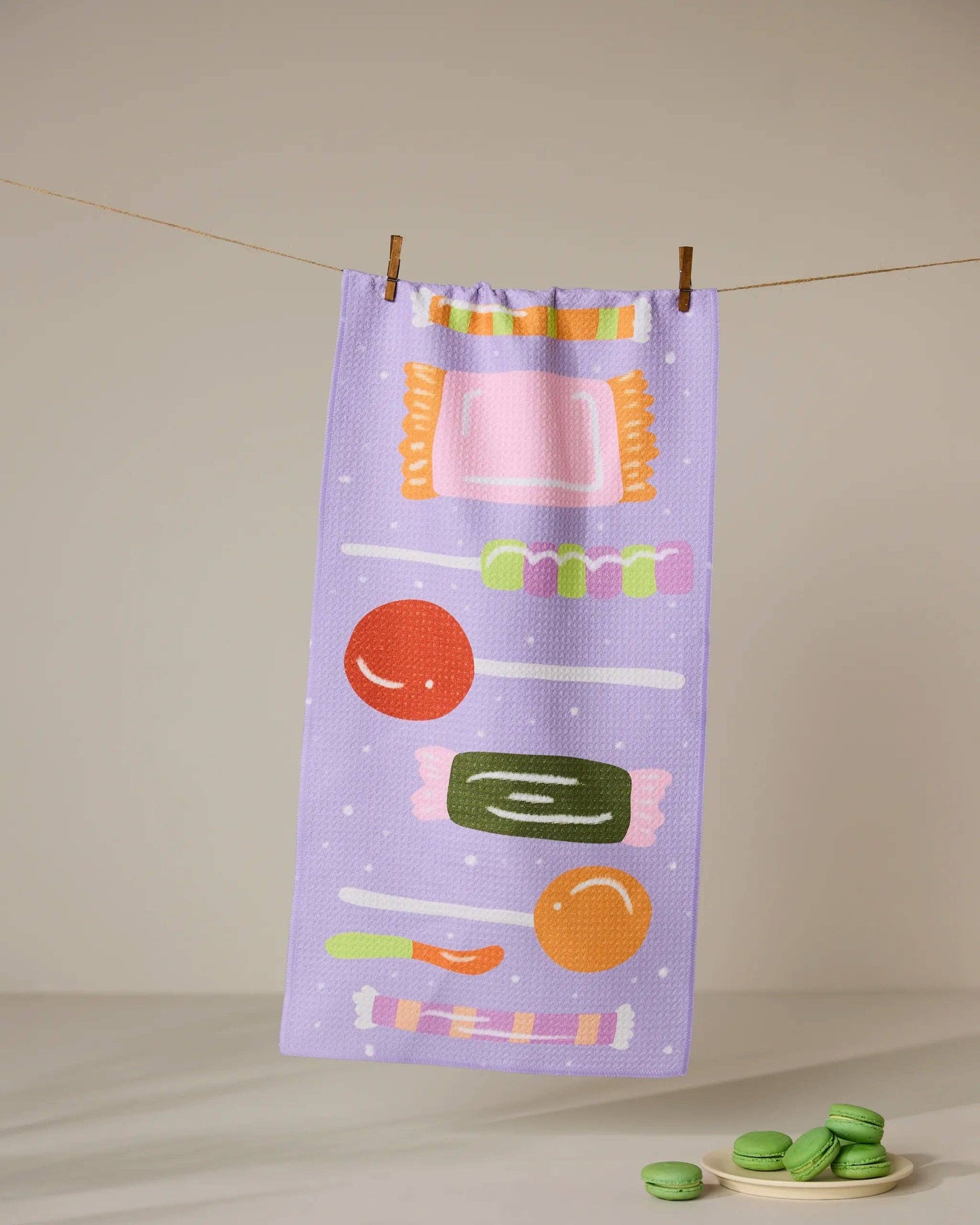 Geometry Stacked Sweet Treasures Bar Towel