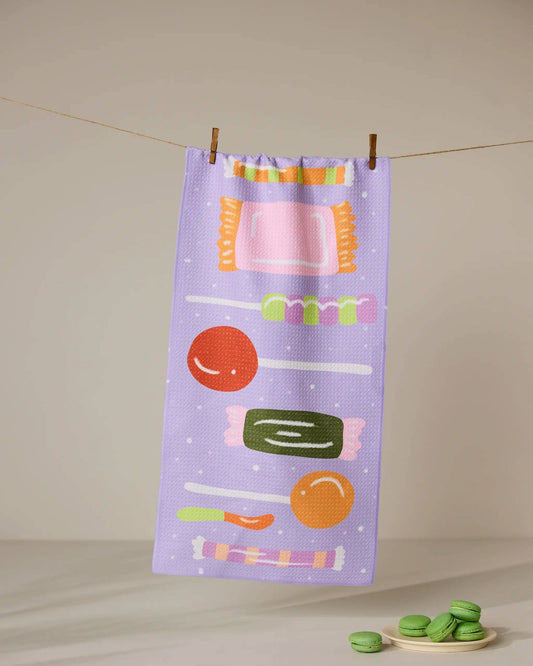 Geometry Stacked Sweet Treasures Bar Towel