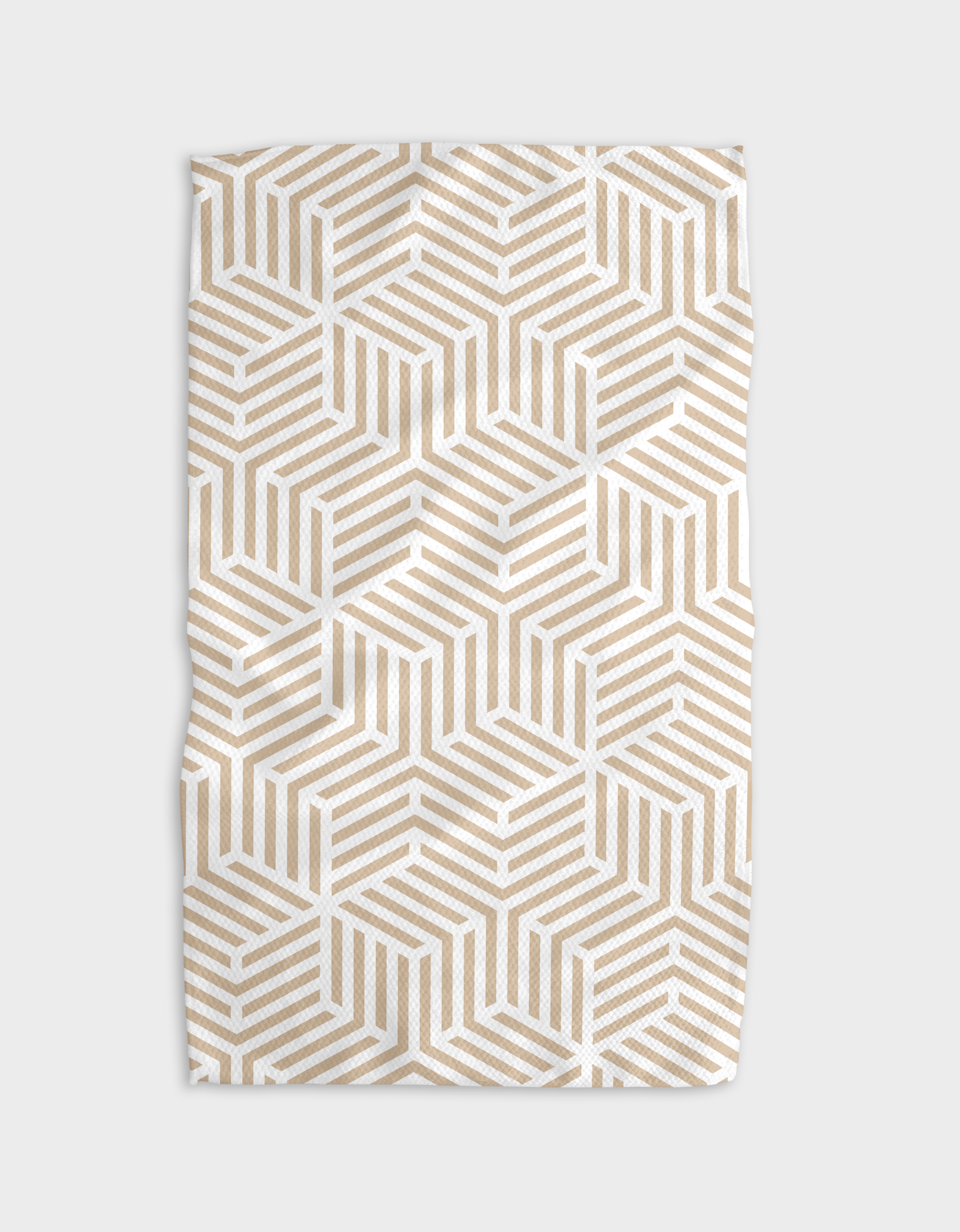 Geometry | Tea Towel | Stacked Cubes