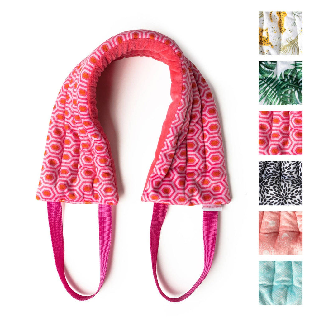 DM Merchandising | Hot Stuff Heated Neck Wrap | Lemon Lavender