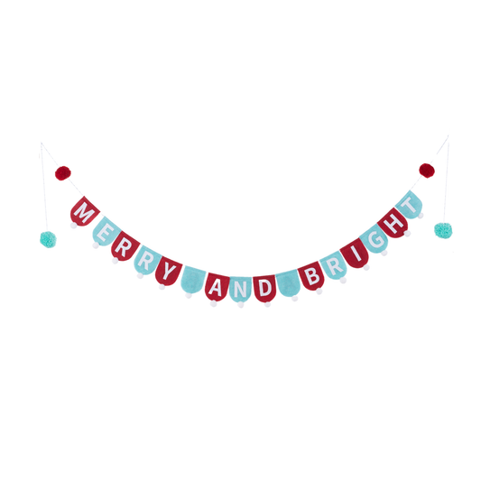 Glory Haus | Pom Pom Banner | Merry & Bright