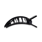 Square Flat Hair Clip | Med. | Jet Black