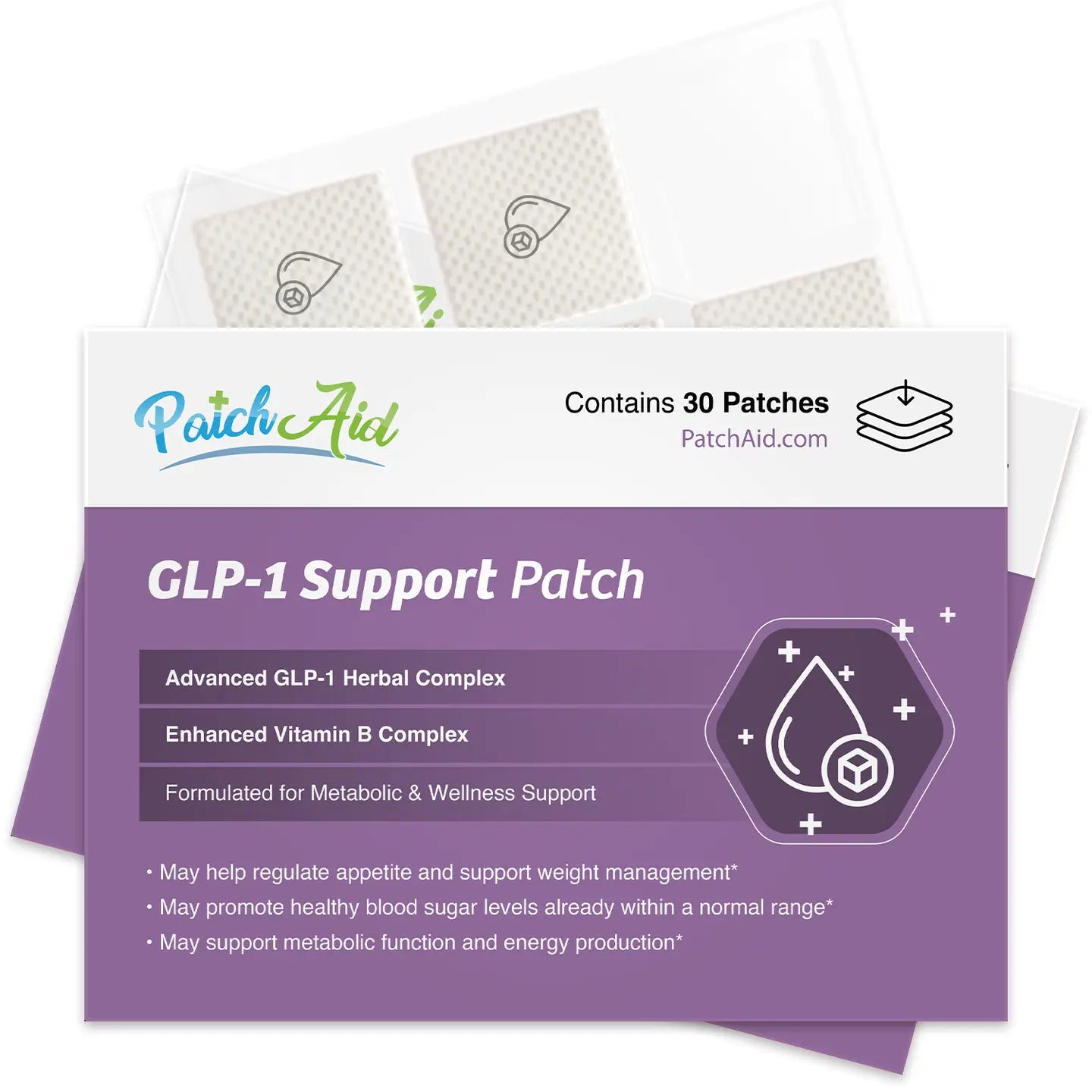 PatchAid GLP-1 Support Patch – Appetite Control & Metabolic Support
