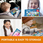 Quokka Magnetic Puzzles 3x36 Pcs Puzzles for Kids | Transport