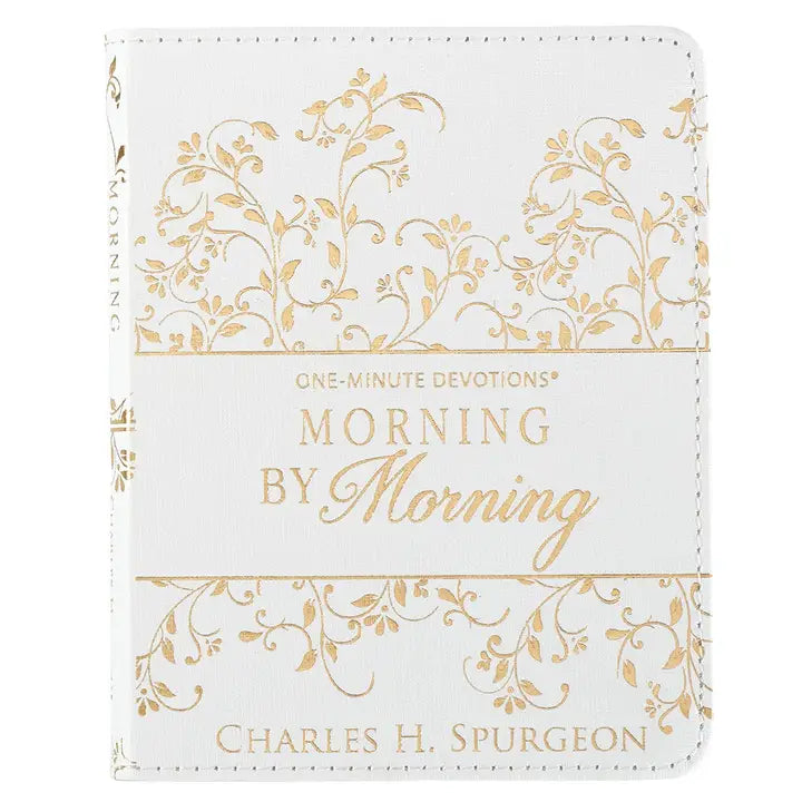 Christian Art Gifts | One-Minute Devotions: Morning by Morning, Faux Leather
