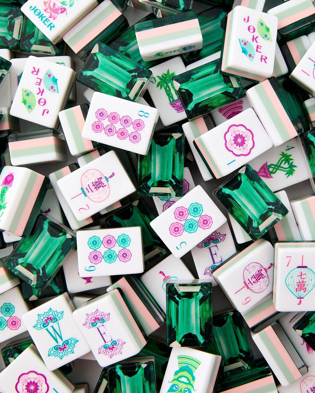 Oh My Mahjong! | Emerald Mahjong Tiles