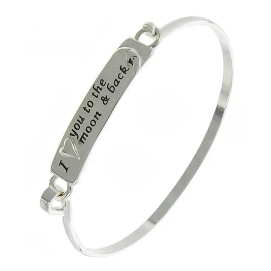 I Love You To The Moon And Back Bracelet