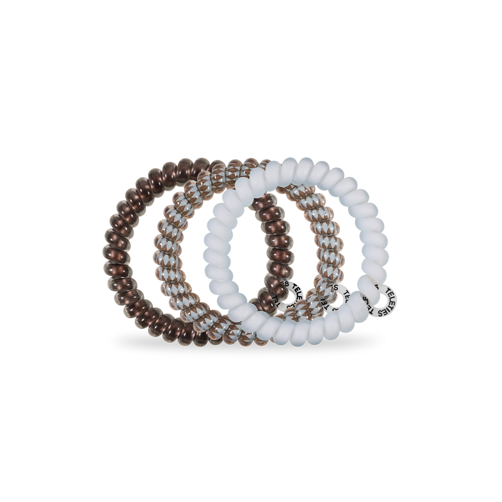 Teleties | Spiral Hair Coils | Small | Truly Taupe