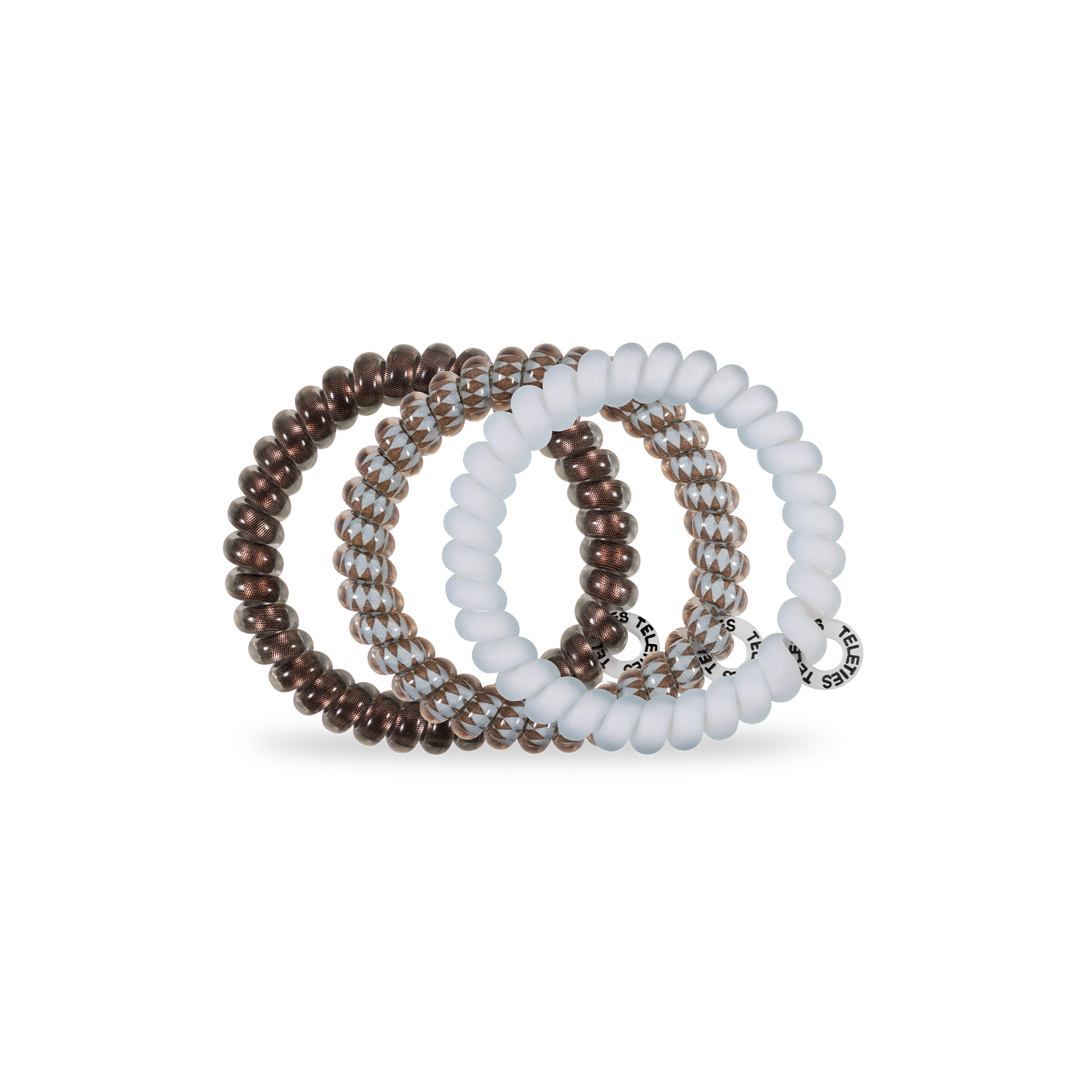 Teleties | Spiral Hair Coils | Small | Truly Taupe