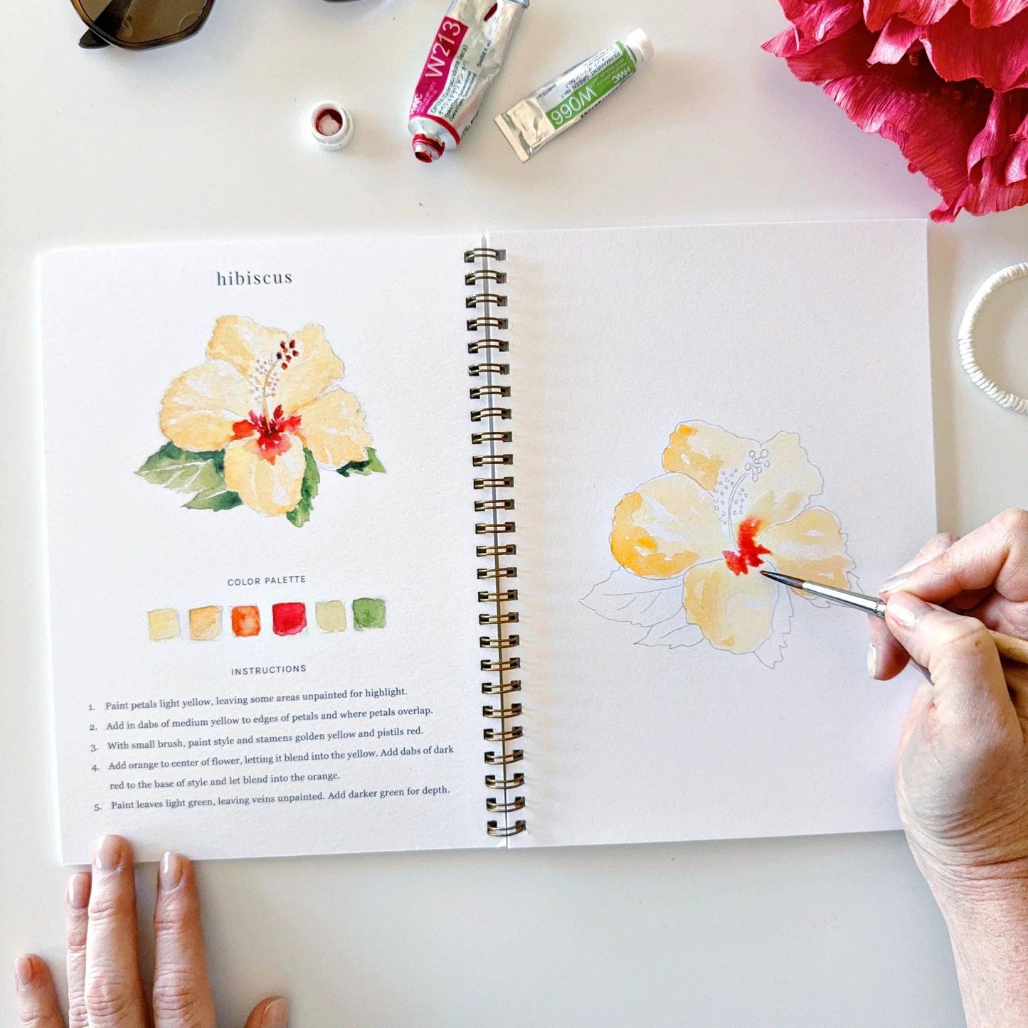 Emily Lex | Watercolor Workbook | Tropical
