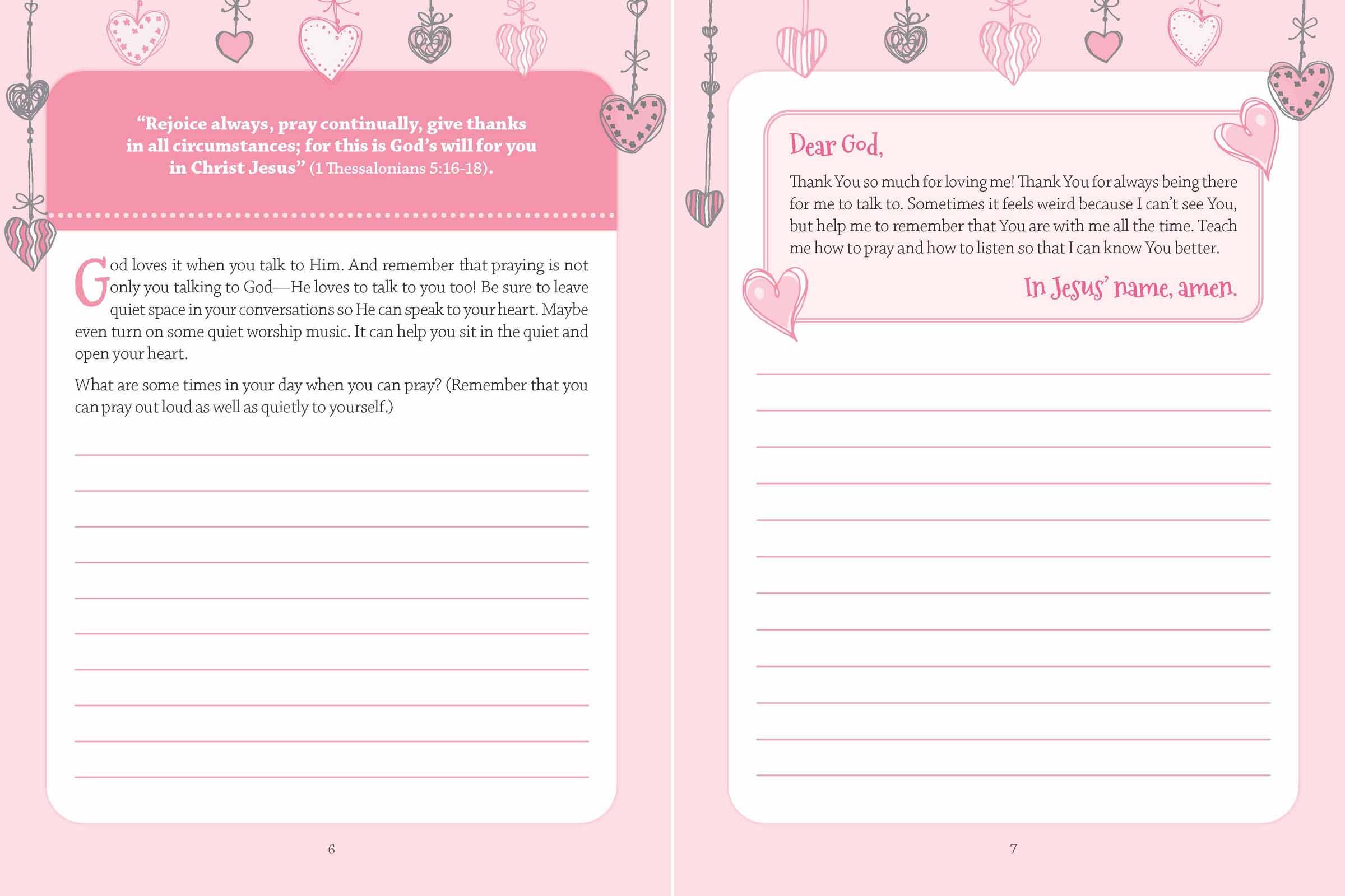 You're God's Girl! Prayer Journal: Hardcover / English