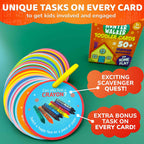 Quokka Scavenger Hunt Game for Kids - 50 Cards Activities Indoor