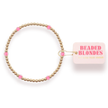 Beaded Blondes | Hot Pink Poppi Bracelet | Kids Size