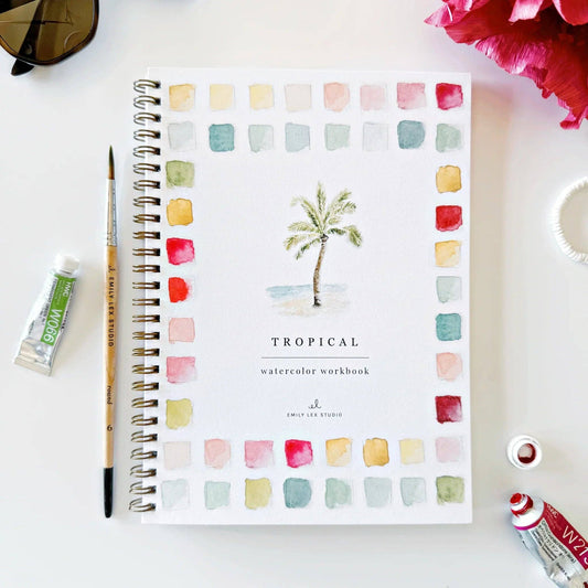 Emily Lex | Watercolor Workbook | Tropical