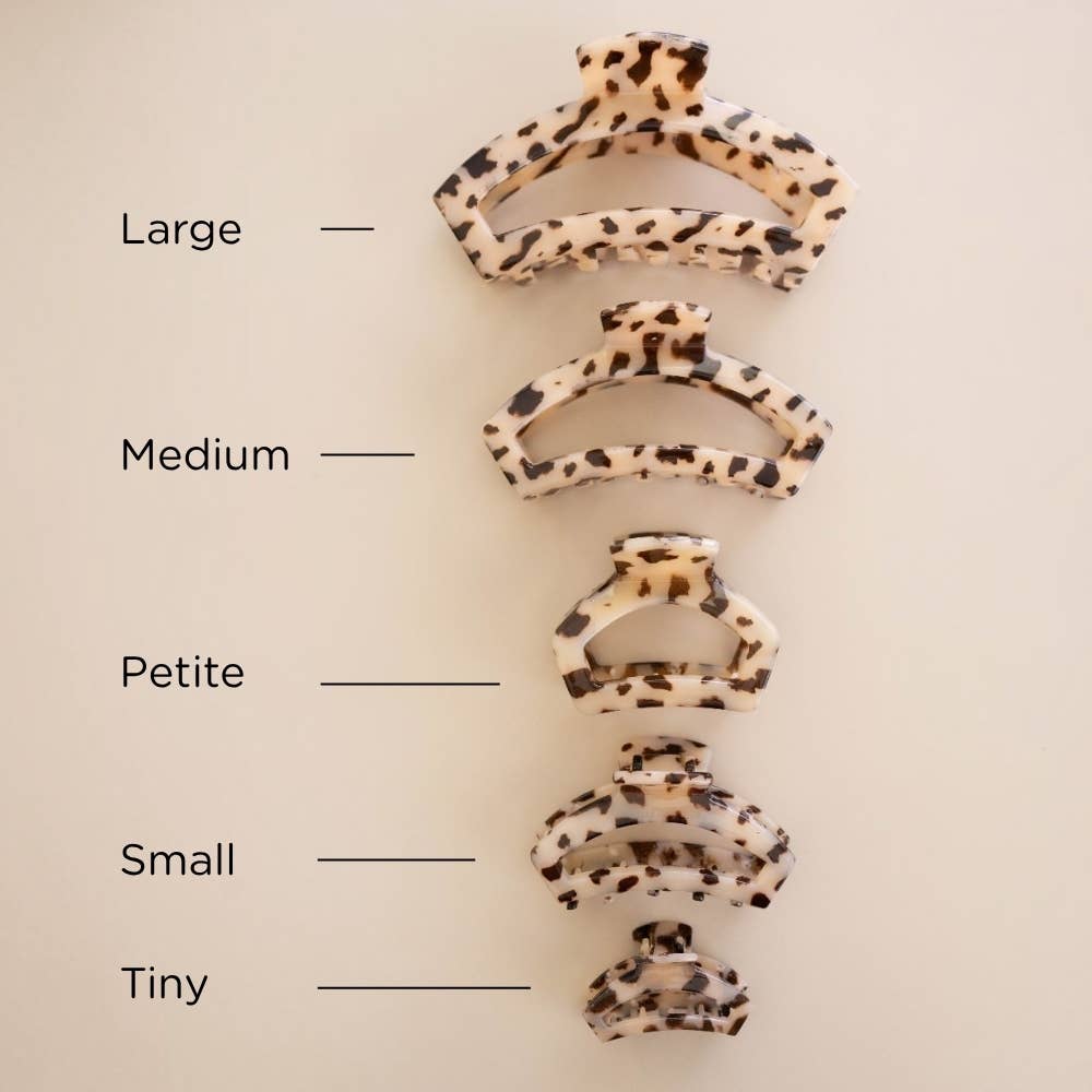Open Hair Clip | Blonde Tortoise | Petite
