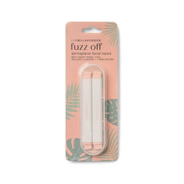 DM Merchandising | Fuzz Off Dermaplaner Facial Razor | Lemon Lavender