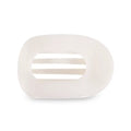 Teleties | Round Flat Hair Clip | Large | Coconut White