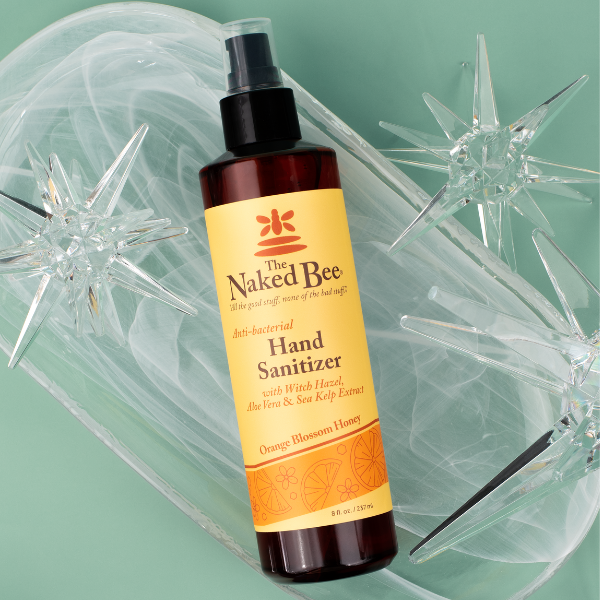 The Naked Bee | Hand Sanitizer 8oz | Orange Blossom Honey